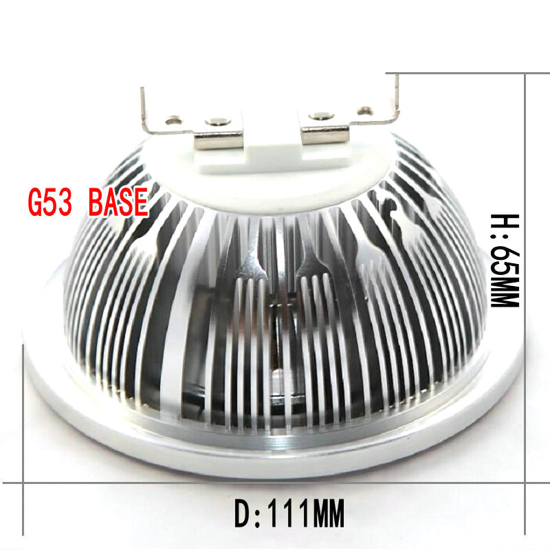 Dimmable 15W LED AR111 Down Lamp 15W GU10 Led AR111 Ceiling Lamps downlight ES111 LED Spotlight AC85-265V DC12V