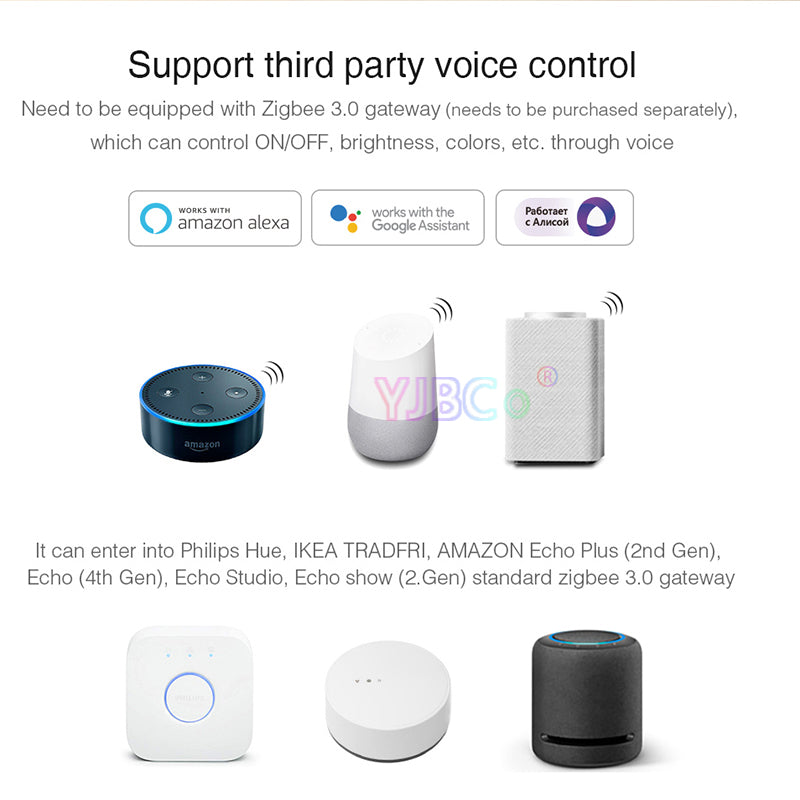 Miboxer Zigbee 3.0 6W/12W RGB+CCT LED Downlight FUT066Z FUT068Z 2700-6500K Ceiling Light Round Panel lamp