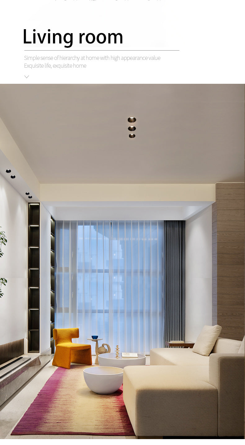 BRGT LED Spot Light Frameless Embedded Lights 7W COB Ceiling Lamp 85-265V Trimless Aluminum Recessed Downlight Indoor Lighting