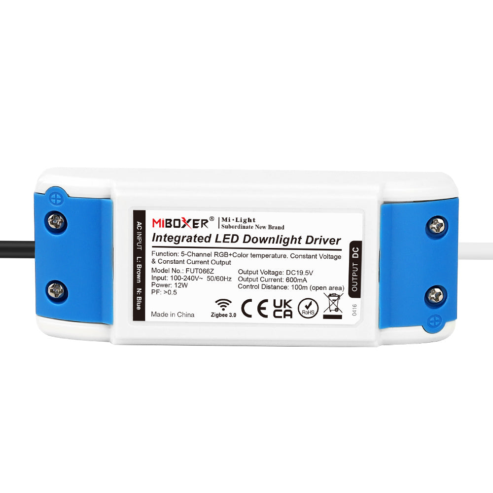 Miboxer Zigbee 3.0 6W/12W RGB+CCT LED Downlight FUT066Z FUT068Z 2700-6500K Ceiling Light Round Panel lamp