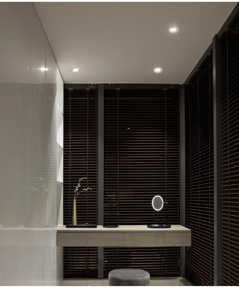 Dimmable 110V 220V Round Recessed LED Ceiling Lsmp Spot Light Downlight 3W 5W 7W 12W Cold/Warm white For Indoor Lighting