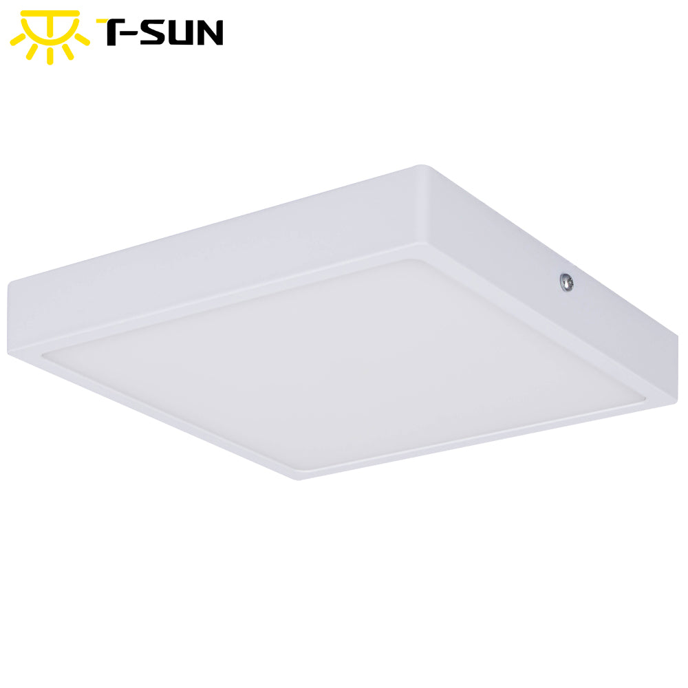 T-SUNRISE 24W Square/Round Surface Mounted AC85-265V lamp White bright Square/Round LED Downlight Panel Light Clearance