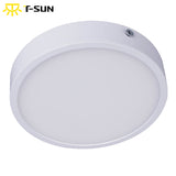 T-SUNRISE 24W Square/Round Surface Mounted AC85-265V lamp White bright Square/Round LED Downlight Panel Light Clearance
