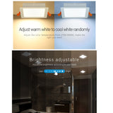 Miboxer 9W Square RGB+CCT LED Downlight FUT064 spotlight ceiling lamp 2.4G Remote APP Control