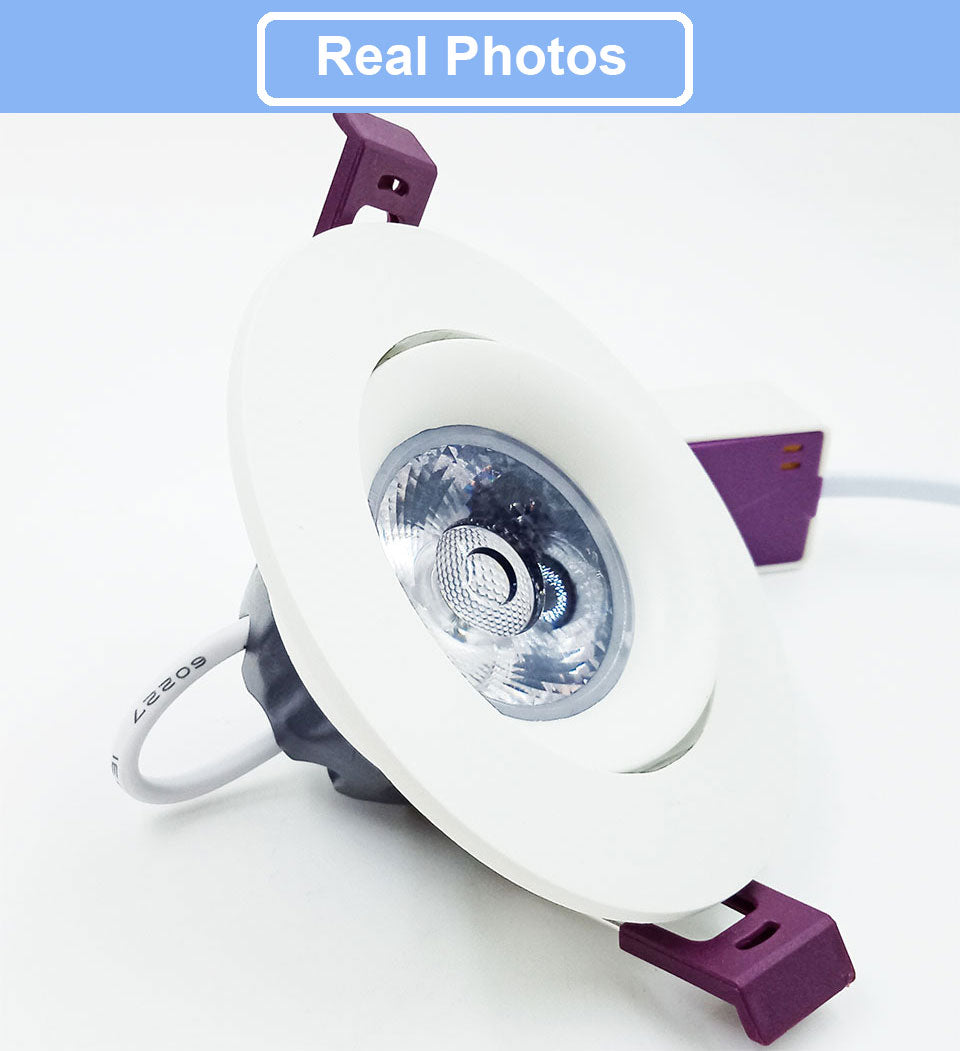 Recessed Led Downlight Light 5W 7W 10W 15W COB Ceiling Spot Light 220V LED Spot Round Recessed Lamp For Indoor Lighting