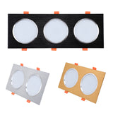 LED Ceiling Tricolor  Lights Downlight  Frosted  Lens, 220V 5W Anti-glare and Scratch Resistant FOR  Indoor Lighting