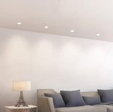 LED Ceiling Tricolor  Lights Downlight  Frosted  Lens, 220V 5W Anti-glare and Scratch Resistant FOR  Indoor Lighting