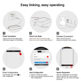 MiBoxer FUT064 9W RGB+CCT Square Led Downlight Color temperature Brightness Adjustable Wireless WIFI APP Control 100-240V 720LM