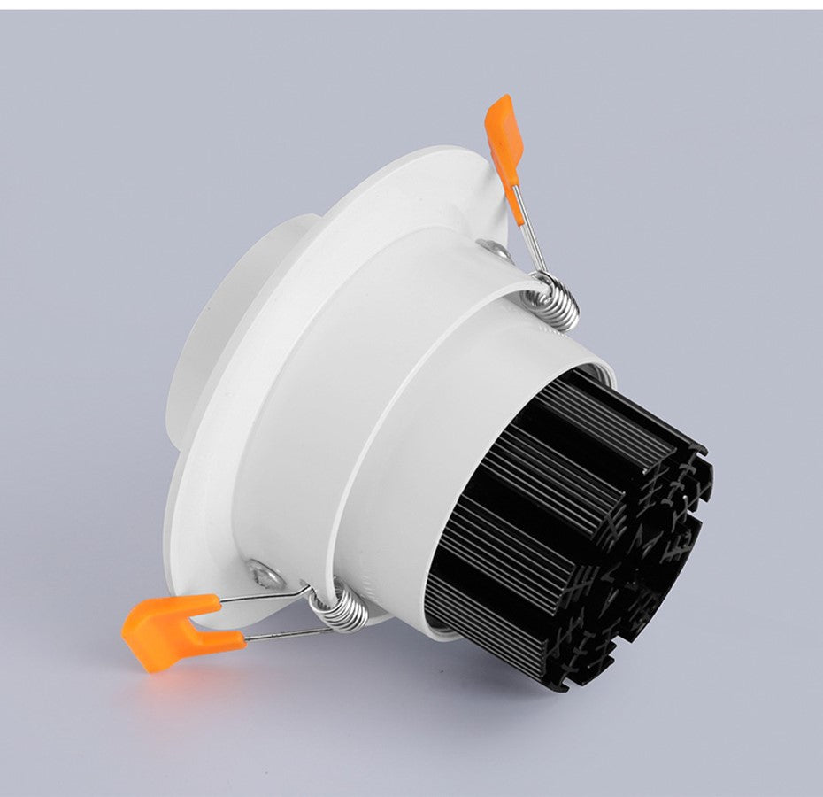 15/45/60 Degrees Focusable LED Downlight 5W 10W 15W Round Recessed Lamp AC110V 220V LED Down Light Ceiling Recessed Spot Light
