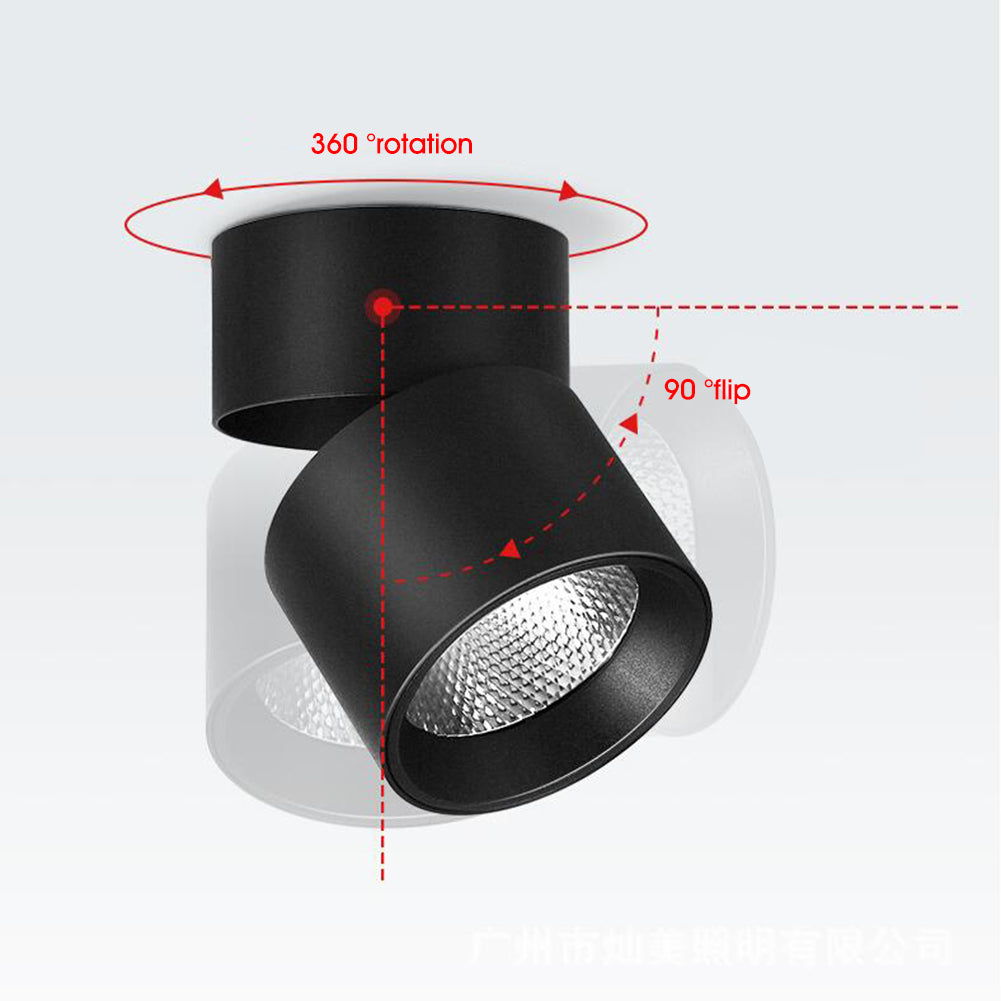 LED Spotlight Downlights 10W Adjustable Modern Spot Led Lamp Surface Mounted Downlight Down Light For Kitchen Indoor Lighting