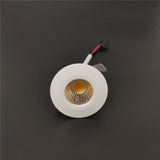 Ceiling downlight dimmable white body recessed 3w COB spot lights cool white warm white 4000K for decoration indoor 110v 220v