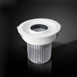 Round Downlights Led Spot Double Warm White Cold White 12W 15W 20W COB Adjustable 5pcs/lot Embedded Cattle Eye Lamp AC90-265V