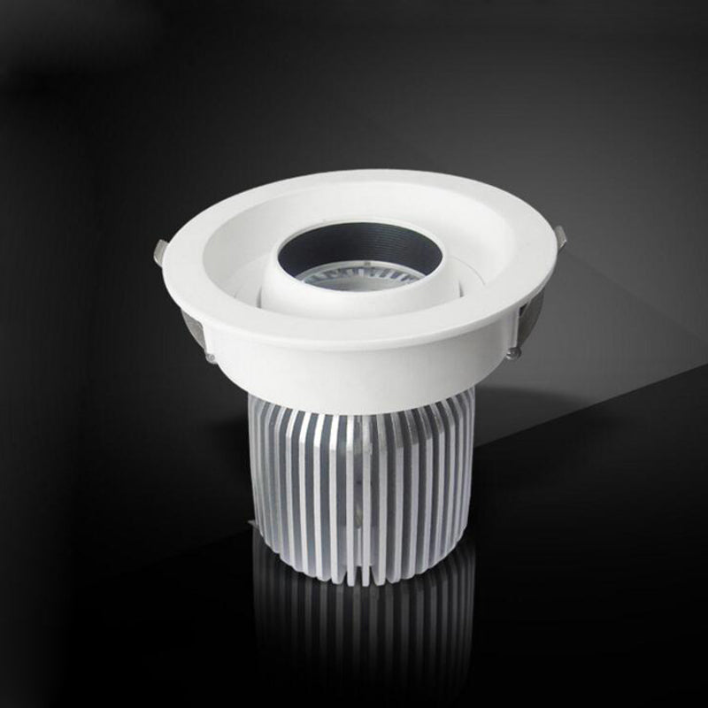 Round Downlights Led Spot Double Warm White Cold White 12W 15W 20W COB Adjustable 5pcs/lot Embedded Cattle Eye Lamp AC90-265V