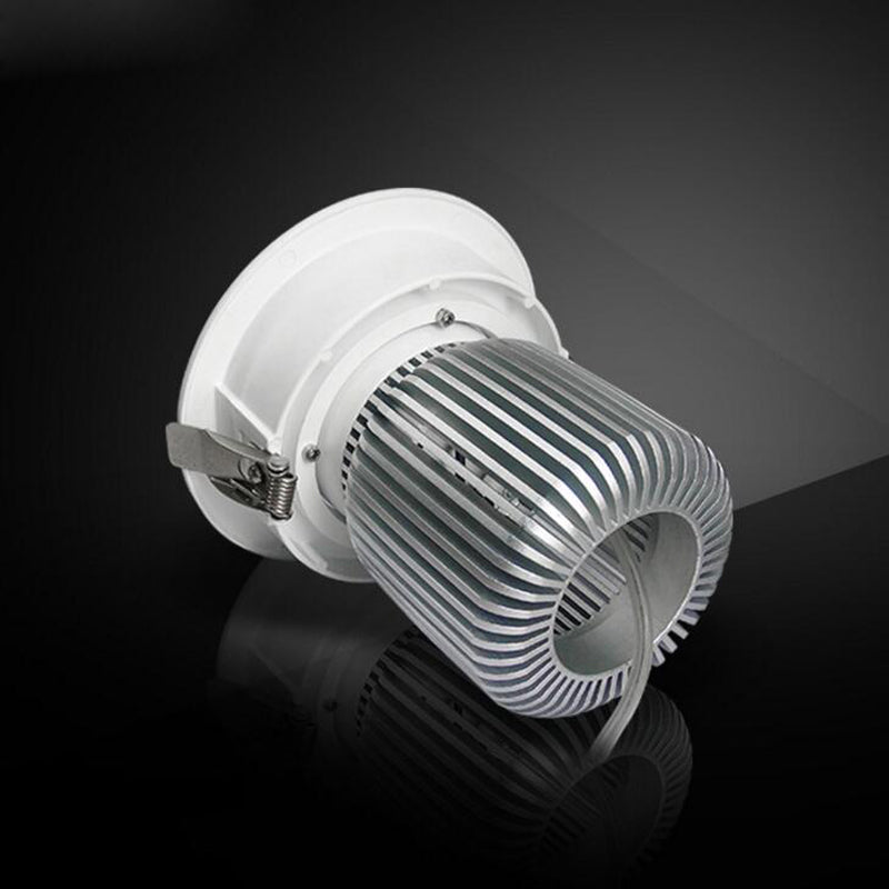 Round Downlights Led Spot Double Warm White Cold White 12W 15W 20W COB Adjustable 5pcs/lot Embedded Cattle Eye Lamp AC90-265V