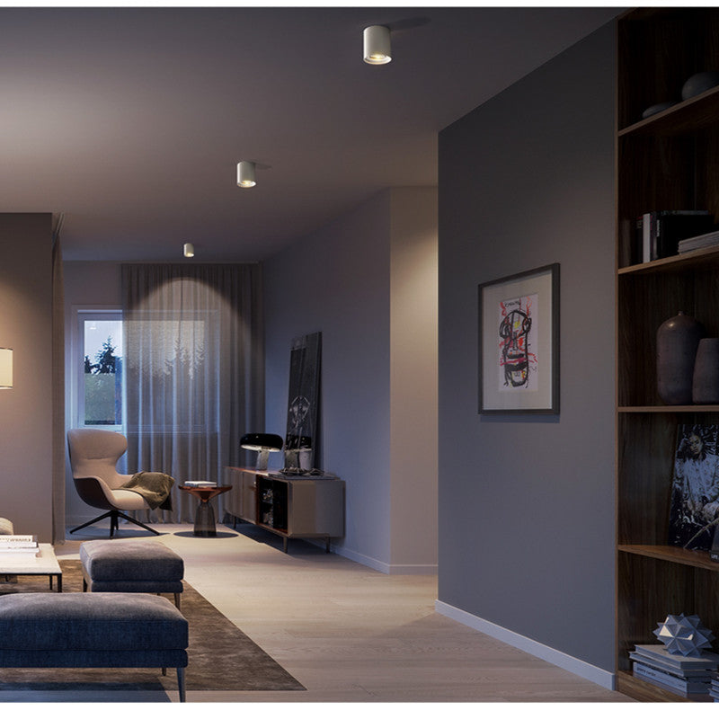 Surface Mounted Ceiling Downlight with 9W 12W 15W GU10 Bulb Replaceable LED Spot Light AC85-265V Warm/Natural/Cold White