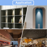 Mini Spot 1W LED Recessed Downlight White/Black/Grey Cabinet Light Recessed Ceiling Spot Light Embedded Down Light