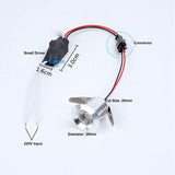 Mini Spot 1W LED Recessed Downlight White/Black/Grey Cabinet Light Recessed Ceiling Spot Light Embedded Down Light