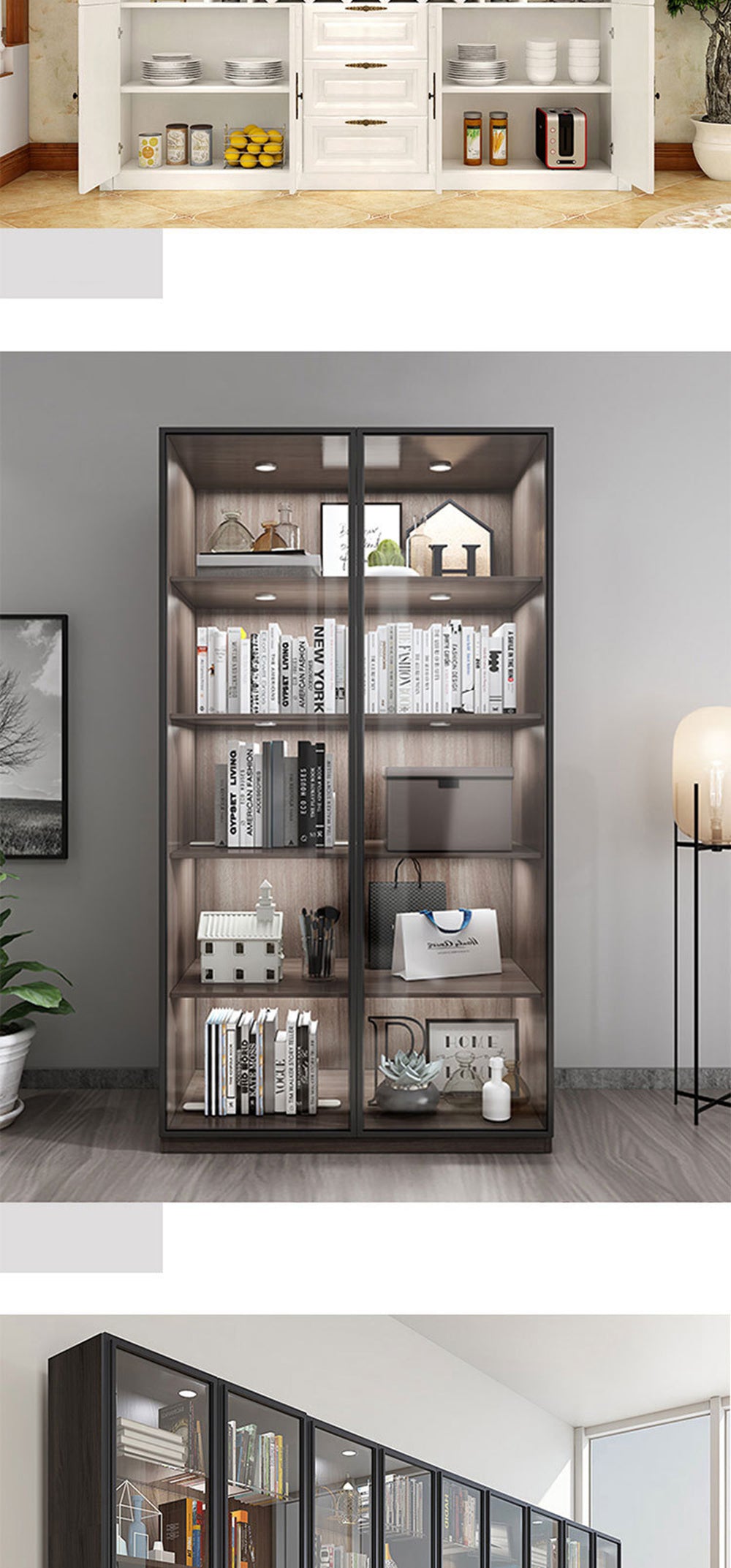 Mini Spot 1W LED Recessed Downlight White/Black/Grey Cabinet Light Recessed Ceiling Spot Light Embedded Down Light