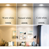 Dimmable LED Downlight 3w 5w 7w 10w 12w 15w Recessed Ceiling Lamp 90 Degree Rotation spot lights AC 220V 110V Indoor LED Bulb