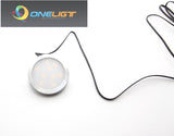 LED Under Cabinet Lights 12V 2.5W Round Counter Puck Cupboard Wardrobe Kitchen Lamp Shelf Showcase Closet Lighting Downlights