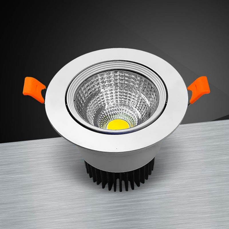 Dimmable AC85-265V LED Downlights Epistar Chip COB Recessed Ceiling Lamps Spot Lights For Home Illumination 10W