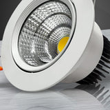 Dimmable AC85-265V LED Downlights Epistar Chip COB Recessed Ceiling Lamps Spot Lights For Home Illumination 10W