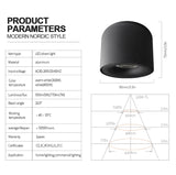 LED Downlight Ceiling Spotlights Living Lamp Nordic Lighting For Kitchen Aisle Spot Light Surface Mounted AC90-260V