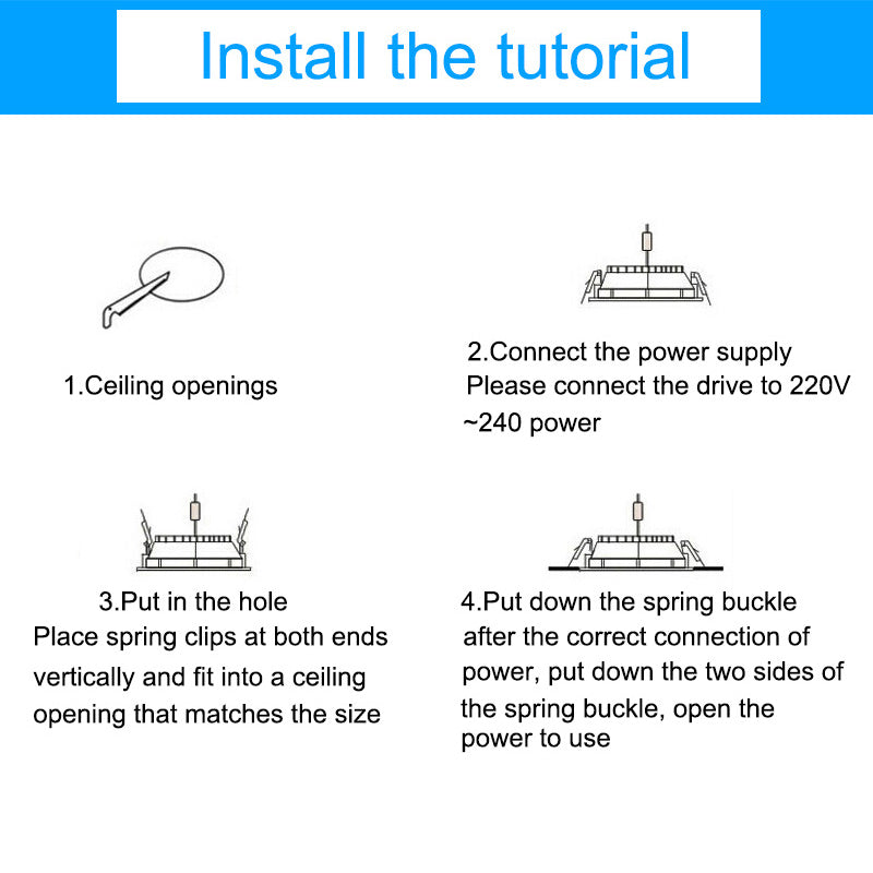 GreenEye LED Downlight 3w 5w 7w 9w 12w 18w AC 220V 240V Aluminum Ultra-thin downlight Round Recessed Spot Lighting Indoor Ceiling