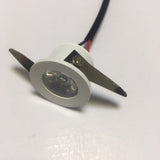 LED Mini Cabinet Downlight 3w Diameter 31mm Ca 230v White Frame Recessed Ceiling No Flicker Spot