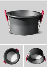 LED Recessed Downlight 7W 9W 12W 15W Round White Led Ceiling Spot Light AC220V Dimmable Anti-Glare Indoor Background