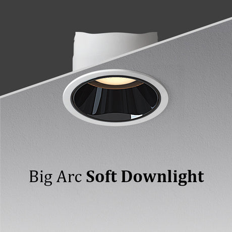 Deep Anti-glare Spotlight Led Ceiling Light Living Room Embedded LED Lighting Narrow Side Wall Washer Lights Home COB Downlight