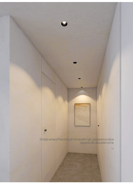 Deep Anti-glare Spotlight Led Ceiling Light Living Room Embedded LED Lighting Narrow Side Wall Washer Lights Home COB Downlight