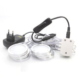 LED Spotlight 2.5W LED Cabinet Lamps DC12V LED Downlights Warm Cool White for Showcase Desk Bookcase Wardrobe Cupboard Kitchen