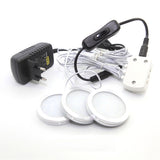 LED Spotlight 2.5W LED Cabinet Lamps DC12V LED Downlights Warm Cool White for Showcase Desk Bookcase Wardrobe Cupboard Kitchen