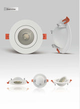 Work with Google Alexa Tuya Siri Smart Control RGBW Recessed LED Dimmable Downlight 9W Angle Adjustable Spot Light Ceiling Lamp