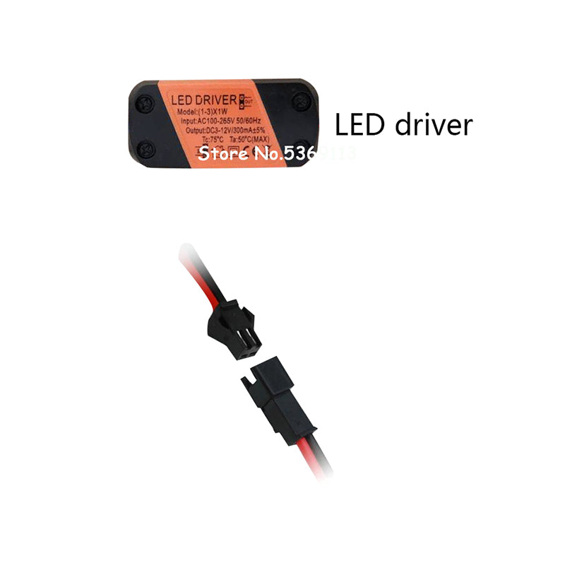 LED Square Down Lights 3W 5W 7W Recessed Dimmable Downlights 110V 220V Spot Indoor Ceiling Home Lighting