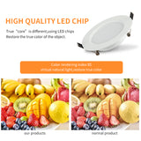 RGB W/WW Downlight Led 10W/20W Ceiling Decorative Downlight Living Room Background Wall Downlight RGB Remote Control Downlight