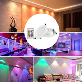 RGB W/WW Downlight Led 10W/20W Ceiling Decorative Downlight Living Room Background Wall Downlight RGB Remote Control Downlight