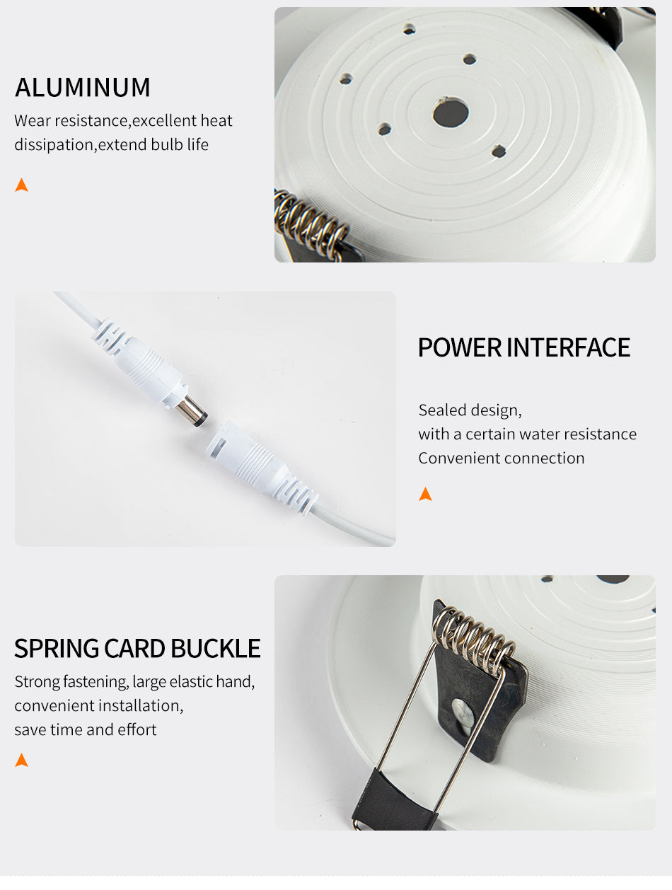 RGB W/WW Downlight Led 10W/20W Ceiling Decorative Downlight Living Room Background Wall Downlight RGB Remote Control Downlight