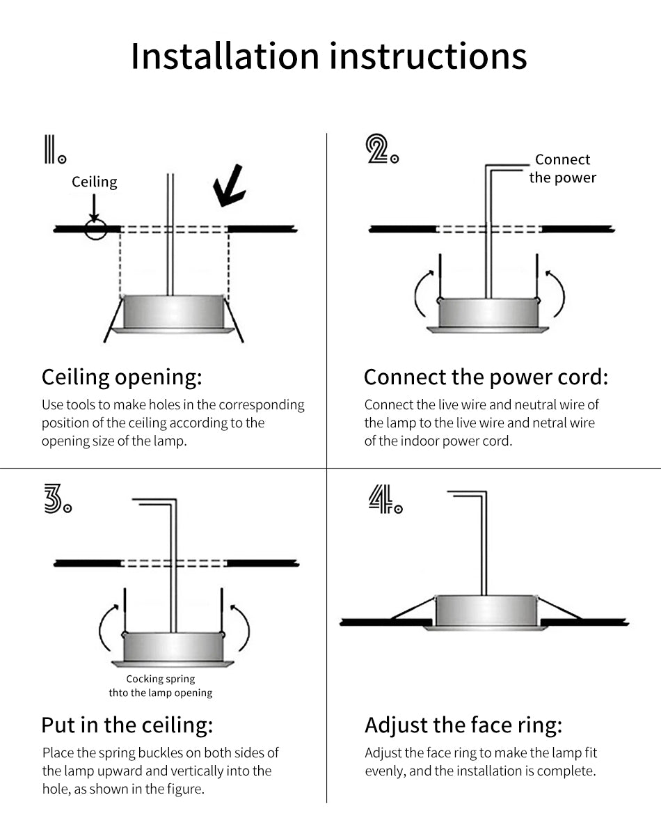 RGB W/WW Downlight Led 10W/20W Ceiling Decorative Downlight Living Room Background Wall Downlight RGB Remote Control Downlight