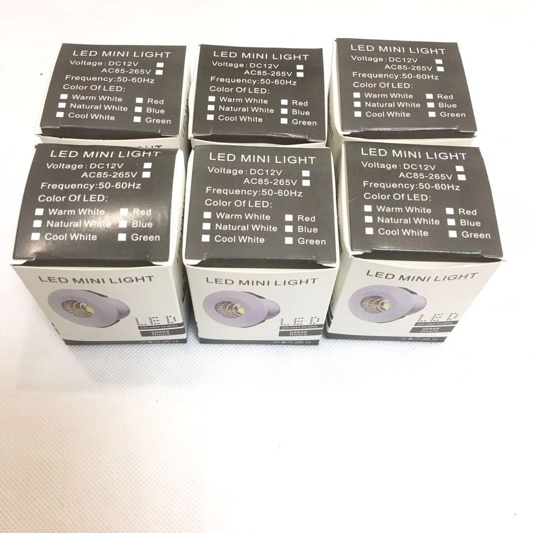 For Kitchen 5pcs/lot Gold Led Mini Cabinet Downlight 1w Diameter 31mm Dc12v Silver Frame Recessed Ceiling No Flicker Spot Light