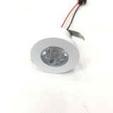 For Kitchen 5pcs/lot Gold Led Mini Cabinet Downlight 1w Diameter 31mm Dc12v Silver Frame Recessed Ceiling No Flicker Spot Light