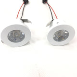 For Kitchen 5pcs/lot Gold Led Mini Cabinet Downlight 1w Diameter 31mm Dc12v Silver Frame Recessed Ceiling No Flicker Spot Light