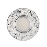 European Round Silver Garland Led Downlights 3W 5W 7W Cob Adjustable Angle Living Room Indoor Home Deco 110V 220V Recessed Lamp