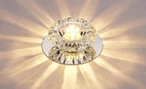 LED Downlights crystal lamp Downlight SMD Ceiling Spot Light With 3W/5W LED Driver AC110V 220V indoor Decoration