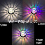 LED Downlights crystal lamp Downlight SMD Ceiling Spot Light With 3W/5W LED Driver AC110V 220V indoor Decoration
