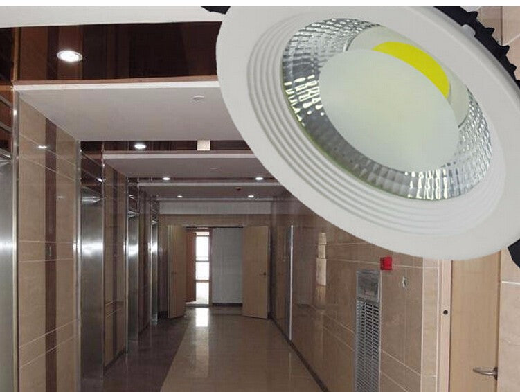 Super bright 7W/10W/15W Dimmable Led downlight 85-265V Recessed LED Ceiling light down light Lamp warm cold white