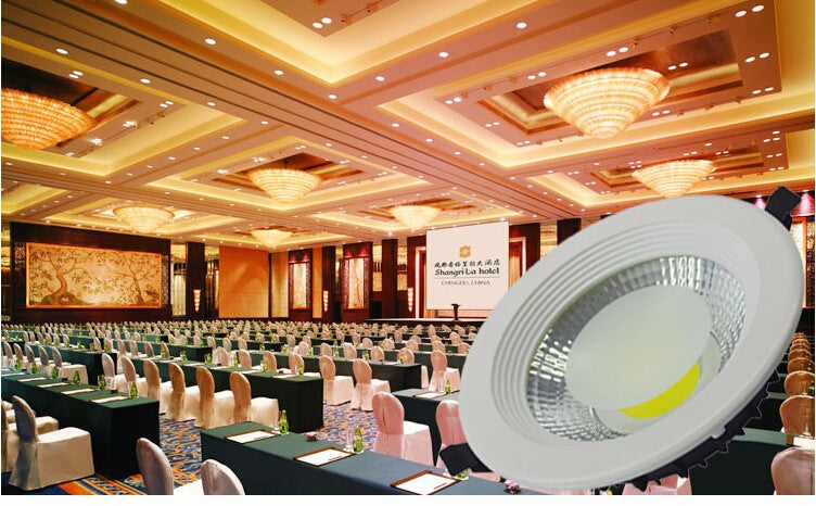 Super bright 7W/10W/15W Dimmable Led downlight 85-265V Recessed LED Ceiling light down light Lamp warm cold white