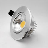 Dimmable 9W 15W 20W COB LED Downlights Tiltable Fixture Recessed Ceiling Downlights Lamp Spotlight AC110V/AC220V