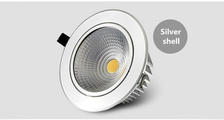 Dimmable 9W 15W 20W COB LED Downlights Tiltable Fixture Recessed Ceiling Downlights Lamp Spotlight AC110V/AC220V